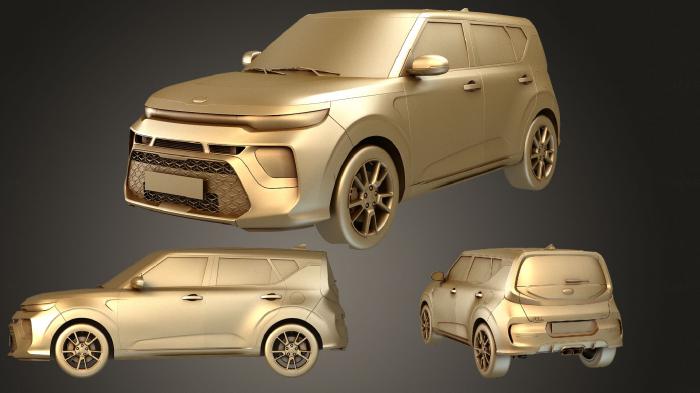 نموذج ثلاثي الأبعاد لآلة CNC السيارات والنقل كيا سول جي تي 2020